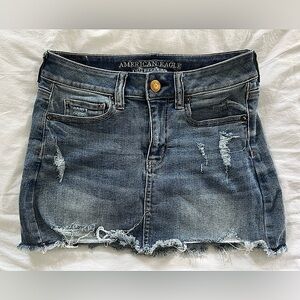 American Eagle Outfitters Denim Mini Skirt Size 2